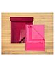 The Little Lookers Quicky Dry Sheets Massage Mats Water Proof Bed Protector Crib  Sheets for Baby Small & Medium Pack of 2 - Pink and Maroon