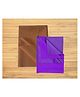THE LITTLE LOOKERS Quicky Dry Sheets/Massage Mats/Water Proof Bed Protector/Crib  Sheets for Baby Medium, Purple & Skin - Pack of 2