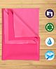 THE LITTLE LOOKERS Quicky Dry Sheets Massage Mats Water Proof Bed Protector Crib Sheets for Baby Large Pack of 2  - Dark PInk