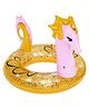 Toyshine 45'' Golden Star Sea Horse Pool Rings, Baby Pool Inflatable Tubes - Yellow
