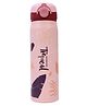 Spanker Insulated Hot n Cold Water Bottle Stainless Steel SUS 304 Flask Metal Thermos Spill Proof Cap Closure BPA Free for Office College School Home Drinkware 420ml -  Pink  Tropical