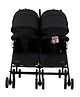 Babyhug Deuce Twin Stroller- Black