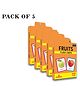 Book Ford Publications Fruits Theme Flash Cards Pack of 5 - 32 Cards Each