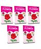 SMALL COPY COLOURING FLOWER - PACK OF 5