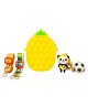 SKB Silicon Adorable Pineapple Shape Fidget Pop it Bag- Yellow