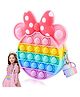 SKB Silicon Adorable Girls Fidget Pop-it Bag (Color May Vary)