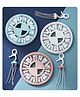 SKB Round Laundry Hangers 24 Clips (Color May Vary)