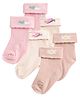 Mi Arcus Pack Of 3 Pair Heart & Butterfly Design Socks - Pink
