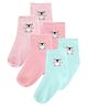 Mi Arcus Pack Of 3 Pair Bear Design Socks -  Multi Colour