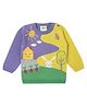 Mi Arcus 100% Cotton Full Sleeves Sun & House Drawing Art Printed Gaiety Sweater- Multi Colour
