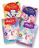 Combo Pack Of 4 Unicron & Mermaid Sparkling Colouring Books - English