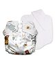 Mother Sparsh Baby Free Size Plant Powered Cloth Diaper Beary Hug Print - Multicolour