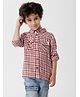 Kate & Oscar Full Sleeves Checked Shirt - Pink