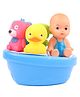 Ratnas Animal Shaped Bath Toy (Color & Print May Vary)