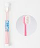 Zikku Baby Ultra Soft Nano Bristles Toothbrush With Tongue Cleaner - Pink