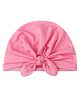 Zikku Baby Summer Cap/Bandana in Polka Dots Design - Baby Pink