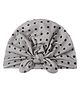 Zikku Baby Summer Cap Bandana in Polka Dots Design - Grey