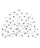 Zikku Baby Summer Cap Bandana in Polka Dots Design - White