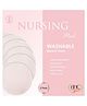 Zikku Washable Maternity Nursing Breast Pads 2 Pads - Pale Pink