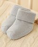 Zikku Baby Socks Cotton Breathable Anti Skid Thick Warm Kids Socks - Grey