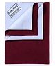 Babyhug Smart Dry Bed Protector Sheet Small - Maroon