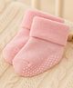 Zikku Baby Socks Cotton Breathable Anti Skid Thick Warm Kids Socks - Pink