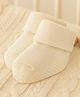 Zikku Baby Socks Cotton Breathable Anti Skid Thick Warm Kids Socks - White