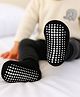 Zikku Baby Breathable Anti Slip Ankle Length Kids Socks - Black