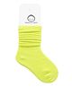 Zikku Full Length Socks Solid  - Yellow