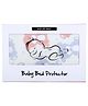 Zikku Cute Printed Dry Sheets Large Size Teddy Print - White