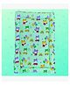 Zikku Baby Cotton Multipurpose Gaddi Mattress for Holding Sleeping Playing Diaper Changing  -  Green