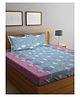 Klotthe Kids Double Bed Sheet KLBS 1646 - Blue