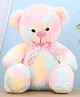 Funzoo Happy Teddy Bear With A  Bow Height 30 cm (Colour & Print May Vary)
