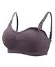 Zikku Nursing Feeding Maternity Bra - Purple