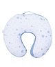 haus & kinder 100% Cotton Feeding & Nursing Pillow - Light Blue