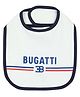 BUGATTI Logo & Strip Detailing 100% Cotton Bib - White & Blue