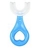 Basics Kids U Shaped Toothbrush Super Soft Bristles - Blue