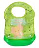Adore XOXO Baby feeding bib with spill catcher - Green