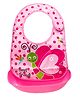 Adore XOXO Baby feeding bib with spill catcher - Pink