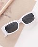 Pine Kids Free Size Rectangular Sunglasses - White