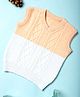 Mi Arcus Sleeveless Colour Blocked Sweater- Multicolor
