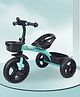 R for Rabbit Tiny Toes T10 Ace Tricycles for Kids of 1.5 to 5 Years Age with High Quality EVA Wheels, Storage Basket & Seat Belt | Baby Trike Cycle for Upto 25 Kg Weight Boys & Girls (Lake Blue)