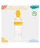 Kritiu Baby Squeezy Silicone Food Feeder Yellow - 90 ml