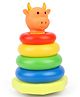 Ratnas Squeaky Stacking Ring Toy of 7 Pieces - Multicolour