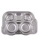 Taabartoli Stainless Steel Bus Lunch Plate - Silver