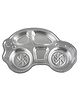 Taabartoli Stainless Steel 5 section Car Lunch Plate for Kids - Silver