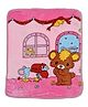 JARS Collections Supersoft Double Layered Fluffy Mink Baby Blanket - Pink