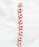 CHOKO Pearl & Stone Embellished Flower Detailed Handmade Hair Band - Orange