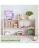 Curious Cub Toddler Toy Shelf- Beige