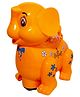 VParents Elephant Bump & Go Battery Operated Walking Funny Toy for Kids with Light and Sound - (Colour may vary)